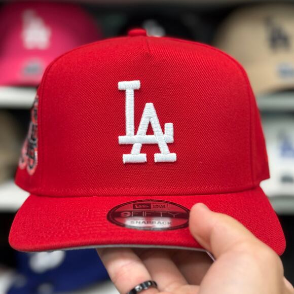 New Era LA Dodgers Upside Down Logo '75th World Series' A-Frame 9FIFTY Snapback - Picture 3 of 4